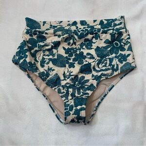 New! La Gotta Floral High-Waisted Bikini Bottom 1654